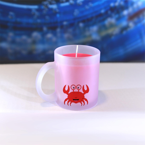 Obrázek Vonná svíčka Veslá zvířátka Krabík - růžová, orient