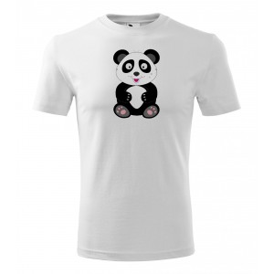 Obrázek Pánské Tričko Classic New - Veslá zvířátka Panda, vel. S , bílá
