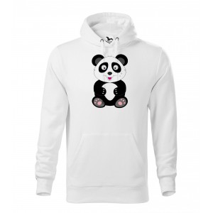Obrázek Pánská Mikina Cape - Veselá zvířátka - Panda, vel. M , bílá